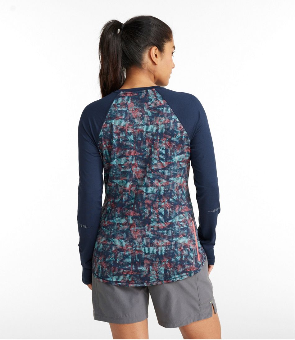 Women's Comfort Cycling Jersey, Long-Sleeve Print - L.L.Bean Latest