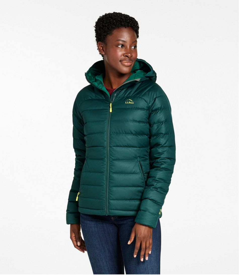 Women's Bean's Down Hooded Jacket - L.L.Bean Great Value