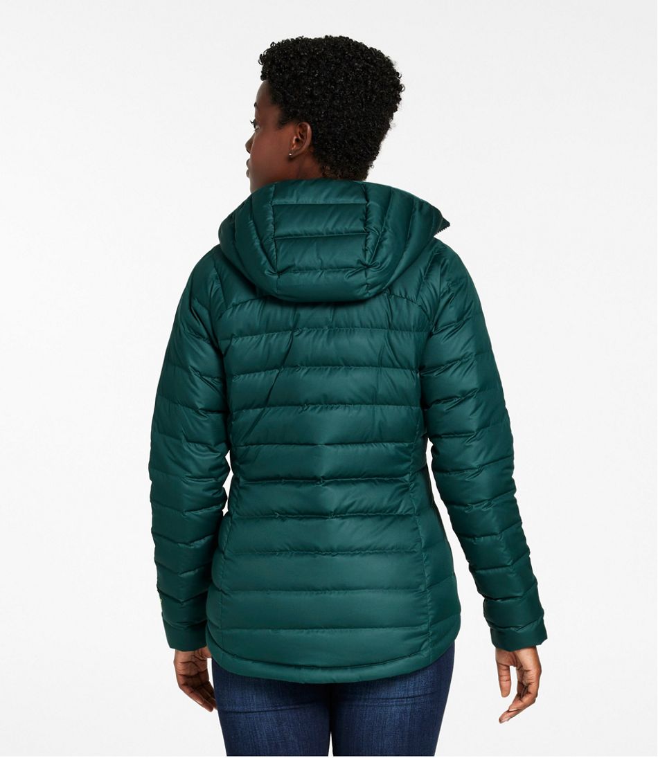Women's Bean's Down Hooded Jacket - L.L.Bean Great Value