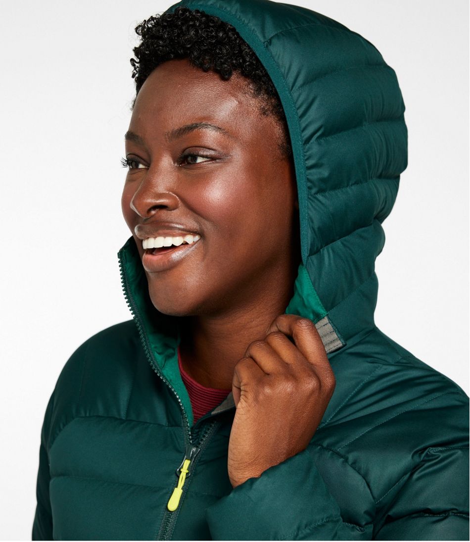 Women's Bean's Down Hooded Jacket - L.L.Bean Great Value