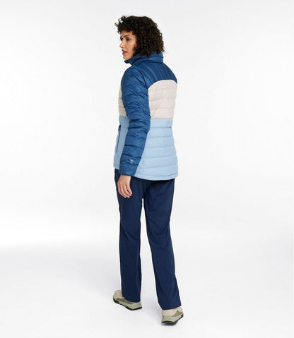 Women's Bean's Down Jacket, Colorblock - L.L.Bean Essential