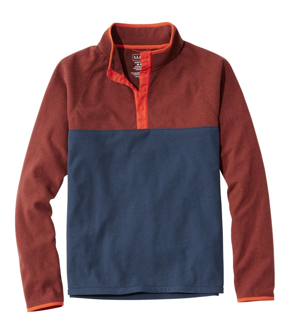 Men's All Season Access Fleece Pullover, Colorblock - L.L.Bean Value