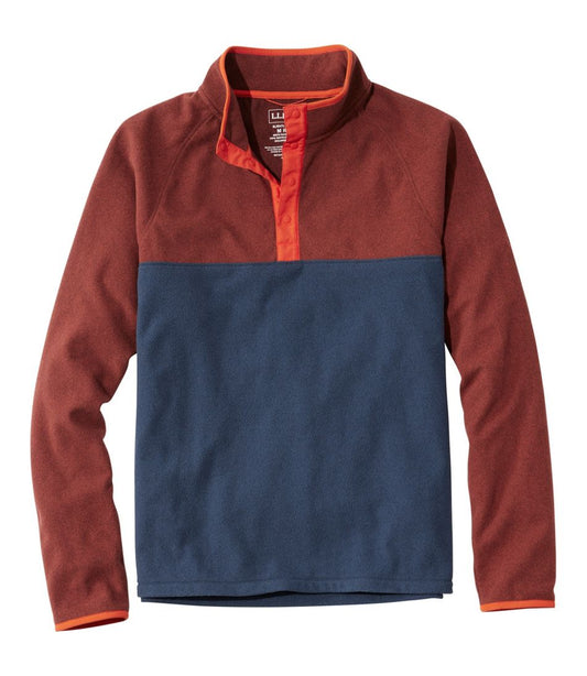Men's All Season Access Fleece Pullover, Colorblock - L.L.Bean Value