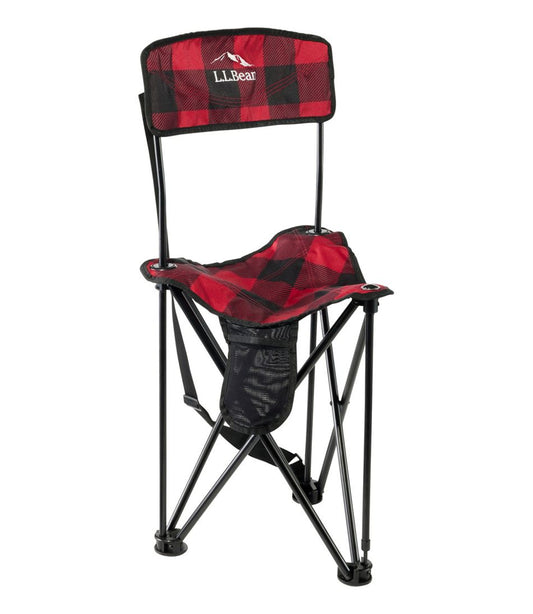 L.L.Bean Access Camp Chair Tripod, Plaid - L.L.Bean Great Value