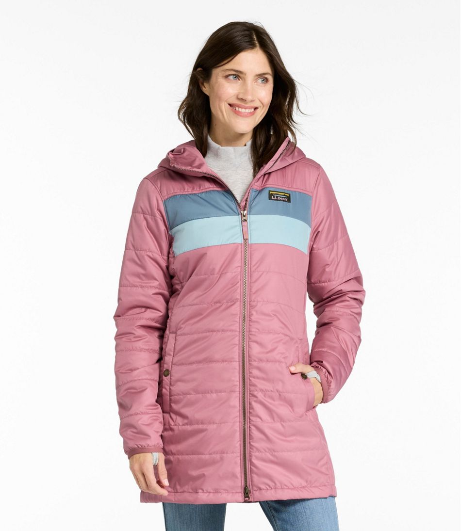 Women's Mountain Classic Puffer Coat, Colorblock - L.L.Bean Great Value